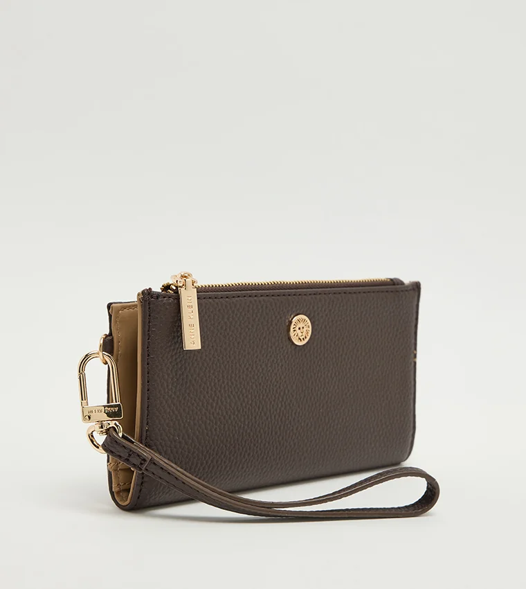 آن كلاين Anne Klein Textured Zippered Wallet